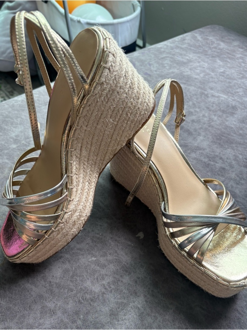 Ted Baker London Arabella Platform Wedge Sandal Size 9 New